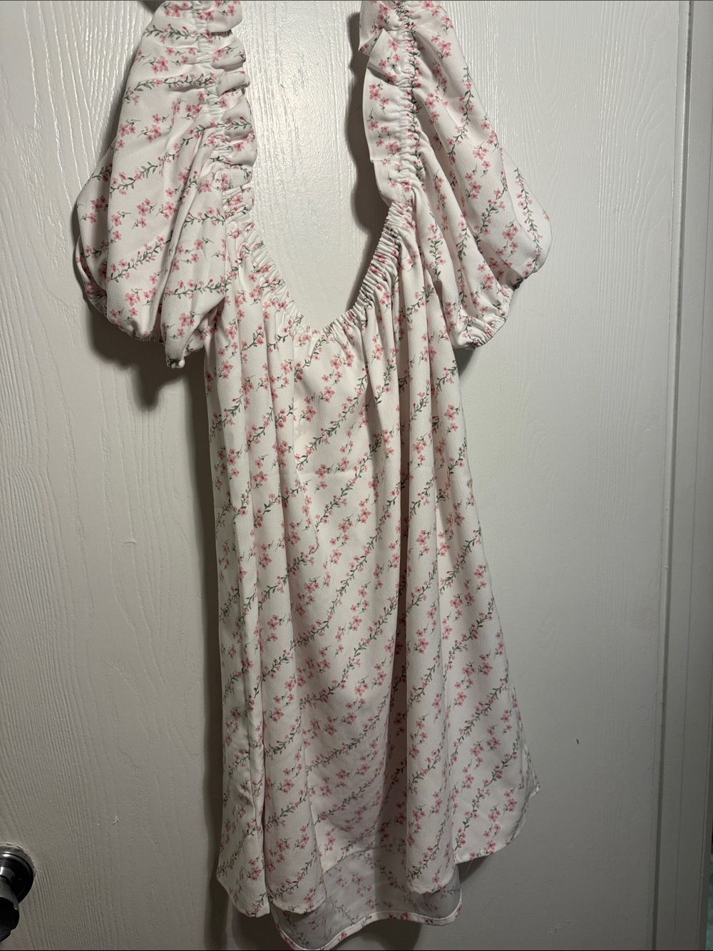 NWTAltar’d State Cottagecore/Coquette Puff Sleeve Ultra Feminine Baby Doll Dress - Picture 5 of 5